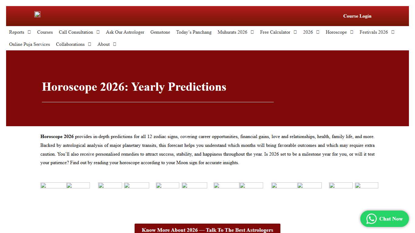 Horoscope 2026 Yearly Predictions for All Zodiac Signs Astro Arun